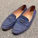 Coach Shoes | Coach Classic Denim Leather Loafer Shoes (6.5) | Color: Blue | Size: 6.5