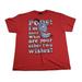 Disney Shirts | Man's Clothing Disney Aladdin Genie Poof Wishes Large Magic Graphic T-Shirt | Color: Red/White | Size: L