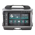 Costum fit Autoradio für Kia Sportage Android GPS Bluetooth WiFi Dab USB Full HD Touchscreen Display 9" Easyconnect