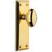Grandeur Fifth Avenue Solid Brass Passage Door Knob Set with Eden