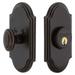 Grandeur Arc Solid Brass Single Cylinder Deadbolt with 2-3/8" Backset