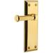 Grandeur Fifth Avenue Solid Brass Rose Dummy Door Lever Set with