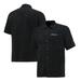 Men's Tommy Bahama Black Miami Marlins Al Fresco Button-Up Shirt