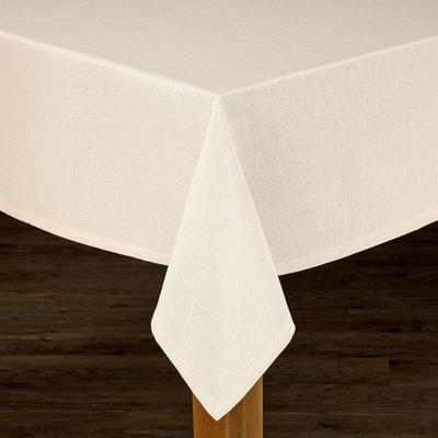 Wide Width DANUBE TABLECLOTHS by LINTEX LINENS in Tan (Size 60" W 120"L)