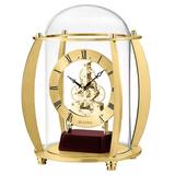 Bulova Victoria Wall Clock Wood in Brown/Red | 8.9 H x 8.9 W x 12.36 D in | Wayfair B8826