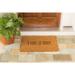 Evergreen Enterprises, Inc "I Like it Dirty" Coir Non-Slip Outdoor Doormat Coir in Brown | 28 W x 16 D in | Wayfair 2RM1046ECM