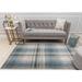 Blue/White 30 x 0.3 in Area Rug - 17 Stories Jada Contemporary Baltic Rapids Area Rug Polyester | 30 W x 0.3 D in | Wayfair