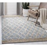 Brown 72 x 0.5 in Indoor Area Rug - Breakwater Bay Alegria Handmade Tufted Light Blue/Rug Cotton/Jute & Sisal | 72 W x 0.5 D in | Wayfair