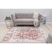 Red/White 120 x 96 x 0.3 in Area Rug - Williston Forge Jada Transitional Polar Symphony Area Rug Polyester | 120 H x 96 W x 0.3 D in | Wayfair