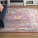 Blue/Gray 108 x 0.33 in Area Rug - Langley Street® Haefner Oriental Pink/Ivory/Teal/Yellow Area Rug Polypropylene | 108 W x 0.33 D in | Wayfair