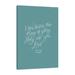 Trinx "Sunday Hymn III" Gallery Wrapped Canvas By Becky Thorns Canvas in Blue/Green/White | 42 H x 28 W x 1.5 D in | Wayfair