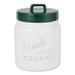 Gracie Oaks 2.6 qt. Cookie Jar Porcelain/China in Green | 8.7 H x 6.3 W x 6.3 D in | Wayfair A52A0231605A4A62A8A867ADDDCFCE6C