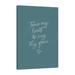 Trinx "Sunday Hymn II" Gallery Wrapped Canvas By Becky Thorns Canvas in Blue/White | 42 H x 28 W x 1.5 D in | Wayfair