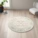 White 36 x 0.33 in Area Rug - Langley Street® Hagood Oriental Area Rug in Ivory/Gray/Pink, Polypropylene | 36 W x 0.33 D in | Wayfair