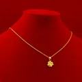 Collier griffe de chaton en or 18 carats pour femme pendentif en or jaune 100% véritable bijoux