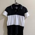 American Eagle Outfitters Shirts | American Eagle Polo | Color: Black/White | Size: Xs