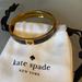 Kate Spade Jewelry | Kate Spade Signature Icon Bangle Bracelet. Black With Gold Trim. Clasp. | Color: Black/Gold | Size: Os