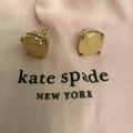 Kate Spade Jewelry | Kate Spade Peach Square Studs | Color: Cream | Size: Os