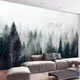 Beibehang-Papier Peint Photo Mural 3D Personnalisé Moderne Frais Forêt Nuage Brouillard