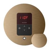 Mr. Steam iTempo Round Thermostat in Brown | 5 H x 5 W x 1 D in | Wayfair MSITEMPORD-BB