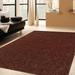 Brown 22 x 0.5 in Area Rug - Eider & Ivory™ Ambient Rugs Galaxy Way Pet Friendly Area Rugs Chocolate Polyester | 22 W x 0.5 D in | Wayfair