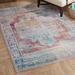 63 x 0.5 in Area Rug - Mistana™ Engle Oriental Beige/Pink/Blue Area Rug Polyester | 63 W x 0.5 D in | Wayfair 1C47FC9B508543EBB5C079C4244FFA86