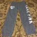 Pink Victoria's Secret Pants & Jumpsuits | Like New Condition Victoria’s Secret Pink Sweatpants | Color: Gray/White | Size: S