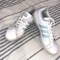 Adidas Shoes | Guc Adidas Vintage Tennis Shoes Sneakers 8.5 | Color: Blue/White | Size: 8.5