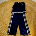 J. Crew Other | J. Crew Navy Pants And Top Set Xs | Color: Black | Size: Xs