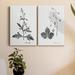 Rosalind Wheeler Botanical Imprint III Premium Gallery Wrapped Canvas - Ready To Hang Canvas, in Black/White | 12 H x 8 W x 1 D in | Wayfair