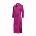 Alwyn Home Drucilla Fleece Girl/Woman+ Ankle Bathrobe Polyester | 49.21 H x 44.88 W in | Wayfair 09EE0851981D4425B0558223DFE45149