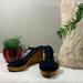 Kate Spade Shoes | Kate Spade Black Weave Wedge Sandals- Size | Color: Black/Tan | Size: 9.5