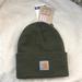 Carhartt Accessories | Carhartt Olive Kids Watch Hat Cap Beanie New | Color: Green/White | Size: Osb