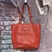 Coach Bags | Coach Hamilton Orange Coral Pebbled Leather Tote Shoulder Bag F13089 | Color: Orange | Size: Os