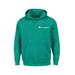 Men's Big & Tall Champion Embroidered Logo Fleece Hoodie by Champion in Green Reef (Size 3XL)