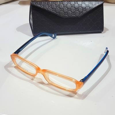 Gucci Other | Gucci Glasses | Color: Blue/Orange | Size: Osg