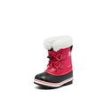 Sorel Yoot PAC Nylon Waterproof Unisex Kids Winter Boots, Red (Bright Rose), 8 UK