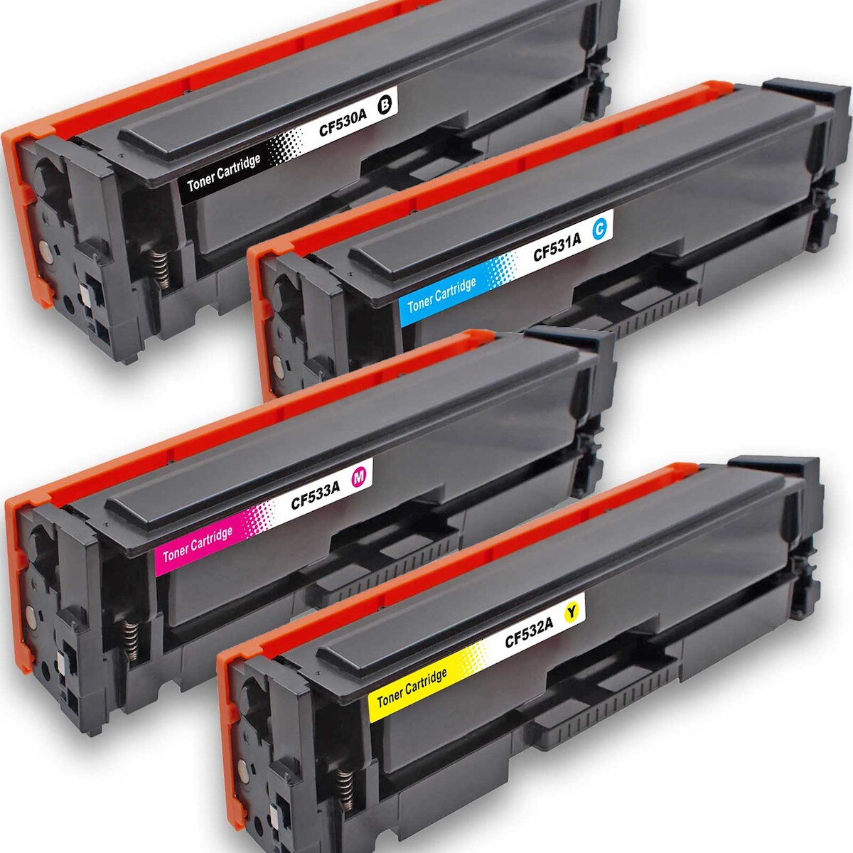 Kompatibel HP 205A: CF530A, CF531A, CF532A, CF533A Sparset 4 Toner alle Farben von D&C Image