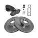 2016-2017 Subaru Crosstrek Front Brake Pad and Rotor Kit - TRQ BKA11980