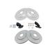 2010-2011 Lincoln MKT Front and Rear Brake Pad and Rotor Kit - TRQ