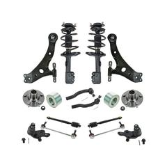 2007-2011 Toyota Camry Front Strut Coil Spring Wheel Hub Control Arm Kit - TRQ PSA65684