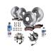 2007 Chevrolet Silverado 1500 Front and Rear Brake Pad and Rotor and Wheel Hub Kit - Detroit Axle