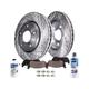 2006-2010 Mercury Mountaineer Front Brake Pad and Rotor Kit - Detroit Axle