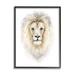 Stupell Industries Lion Mane Watercolor Kids' Nursery Safari Animal by Fox Hollow Studios - Painting Wood in Brown | 20 H x 16 W x 1.5 D in | Wayfair