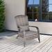 Winston Porter Ajeya Outdoor Classic Rattan Adirondack Chair | 25.5 H x 33.75 W x 35.5 D in | Wayfair BF4491FB05994ED794E1237029961BC3