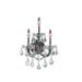 Rosdorf Park Maria There'sa Collection Crystal Wall Sconce In Gold 12X31 in Gray | 22 H x 12 W x 6 D in | Wayfair 898BB95246F94D5093E6C93620903C0D