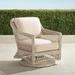 Hampton Swivel Lounge Chair in Ivory Finish - Seaglass, Standard - Frontgate