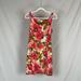 Anthropologie Dresses | Anthropologie 9-H15 Stcl Linen Floral Dress | Sz 6 | Color: Green/Pink | Size: 6