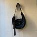 Coach Bags | Coach Satin Shoulder Hobo Bag Black | Color: Black/Gold | Size: Os