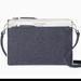 Kate Spade Bags | Kate Spade Cameron Denim Colorblock Crossbody (Medium, Zip Top) | Color: Blue/White | Size: 7 Inches By 10 Inches